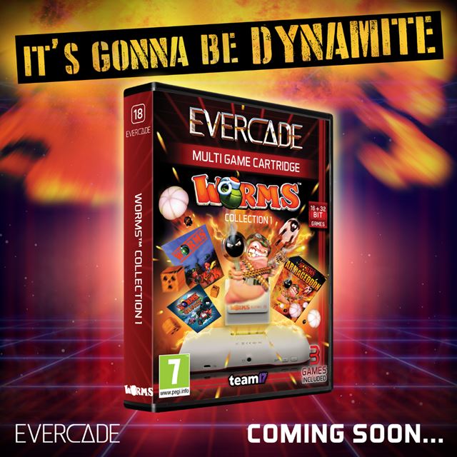 Retro handheld Evercade dostane aj Worms cartridge  