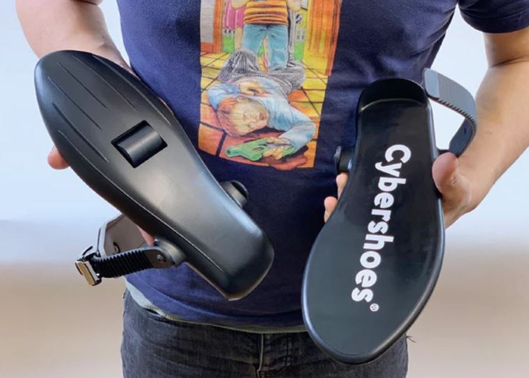 Cybershoes topnky pre chodenie vo VR u za prv de prekonali svoj cie na Kickstarteri