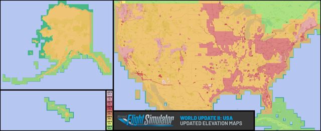 Flight Simulator dostal druh World Update, teraz vylepil U.S. 
