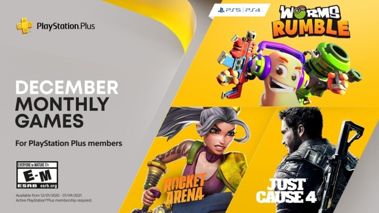 PS Plus v decembri ponkne trojicu hier