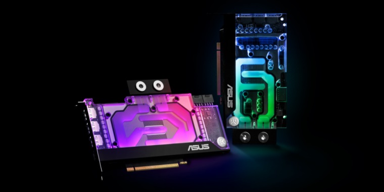 Asus predstavil vodou chladen Nvidia RTX a aj nov AMD RX karty