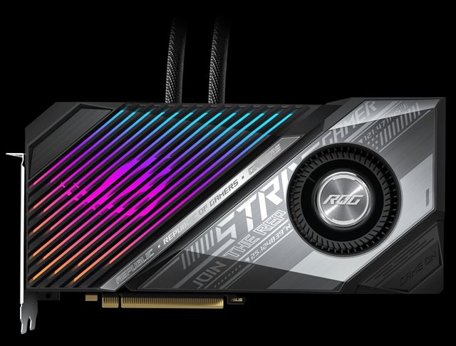 Asus predstavil vodou chladen Nvidia RTX a aj nov AMD RX karty 