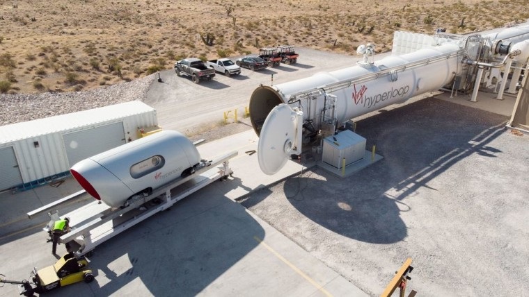 Hyperloop prepravil prvch ud