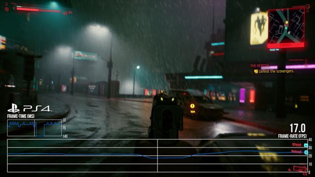Digital Foundry pon�klo uk�ku ako be�� Cyberpunk 2077 na PS4 