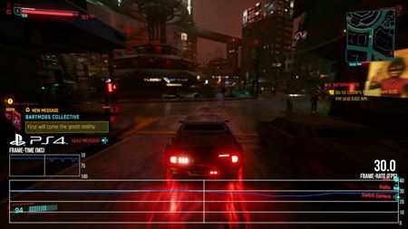 Digital Foundry pon�klo uk�ku ako be�� Cyberpunk 2077 na PS4  