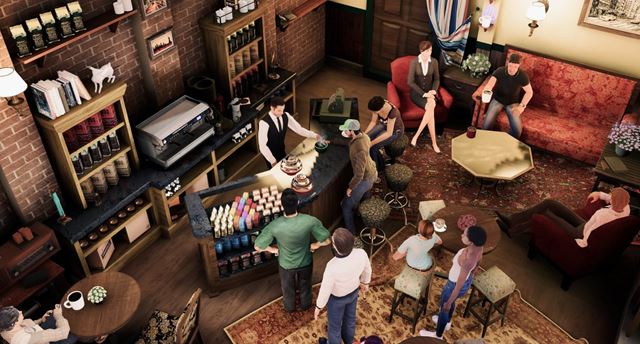 V Espresso Tycoon budete pred�va� a pon�ka� vlastn� k�vu 