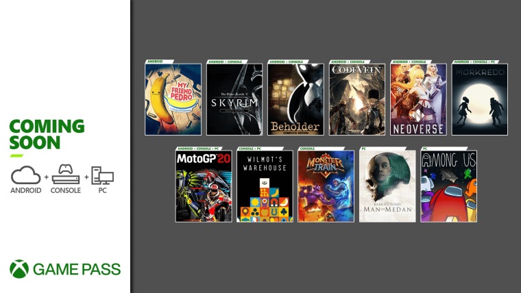 Xbox Game Pass predstavil nov tituly, prde Skyrim alebo Among Us