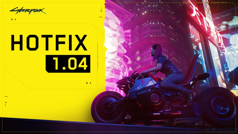 Cyberpunk 2077 prve dostal hotfix 1.04