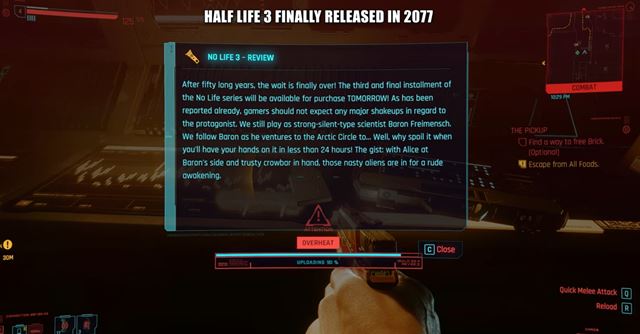 Cyberpunk 2077 skr�va zauj�mav� easter eggy 