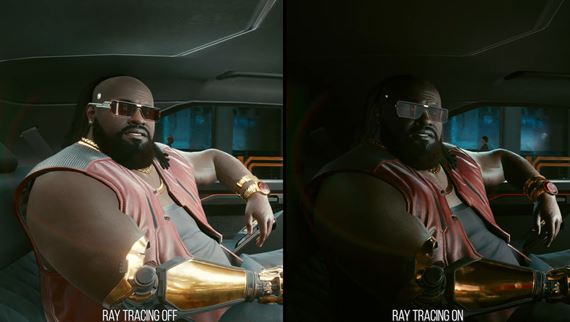Bližší pohľad na raytracingu Cyberpunku 2077