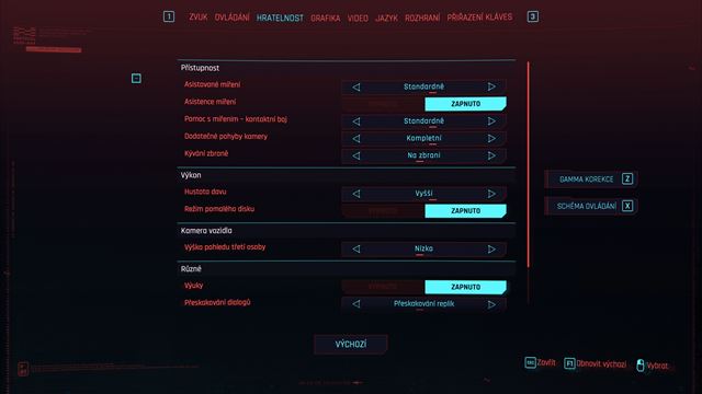Ak nastavenia ponka Cyberpunk 2077 na PC? 