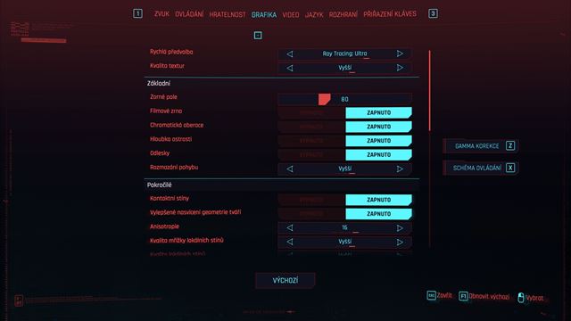 Ak nastavenia ponka Cyberpunk 2077 na PC? 