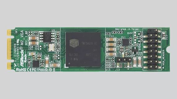 Asrock predstavil grafickú kartu pre m.2 slot