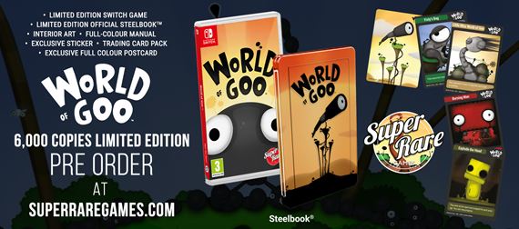 World of Goo sa dok limitovanho retail vydania na Switch