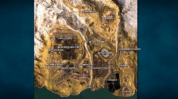 Ukka battle royale mapy pre Call of Duty: Warzone