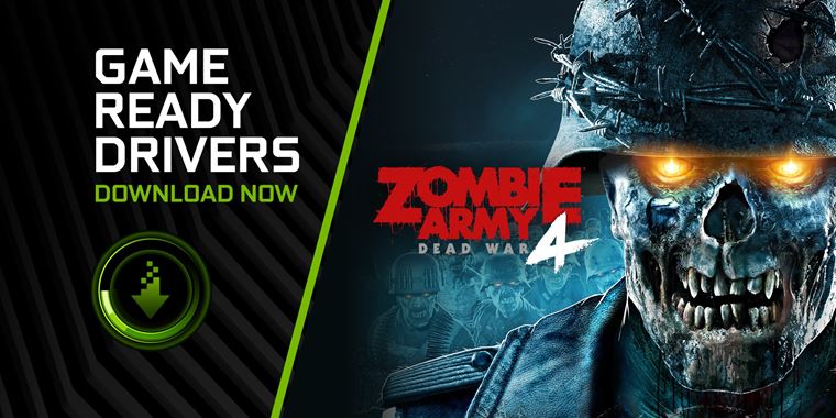 Nvidia vydala nov ovldae pre Zombie Army 4 a Metro Exodus DLC, pridva aj alie vylepenia