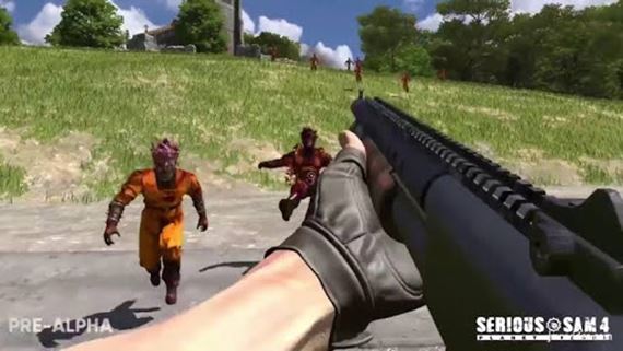 Devolver Digital leaklo ďalšiu hrateľnosť zo Serious Sam 4