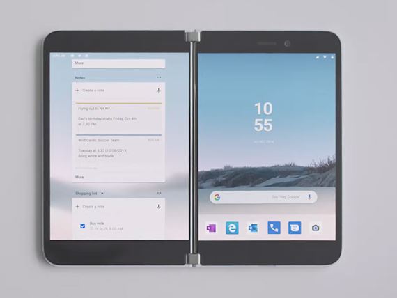 Surface Phone zachytený na videu