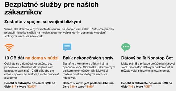 Orange rozdáva dáta, môžete získať 10 GB na mesiac