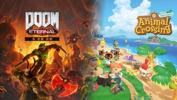 Ako môže vyzerať crossover Doom Eternal a Animal Crossing?