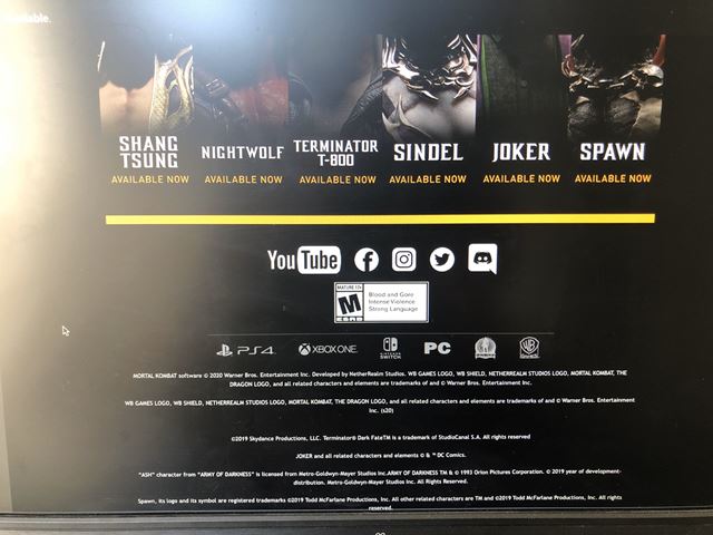 Unikol u zase Ash ako hraten postava pre Mortal Kombat 11?  