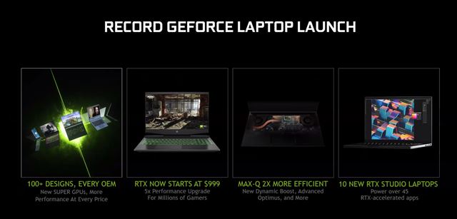 Nvidia predstavila RTX Super verzie graf�k do notebookov 