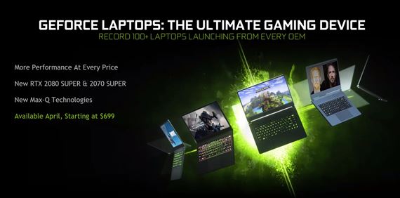 Nvidia predstavila RTX Super verzie grafík do notebookov