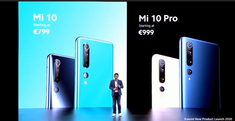 Xiaomi predstavilo drah Mi10 a Mi10 Pro pre Eurpu