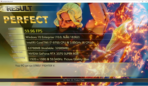 Street Fighter V dostal samostatný benchmark
