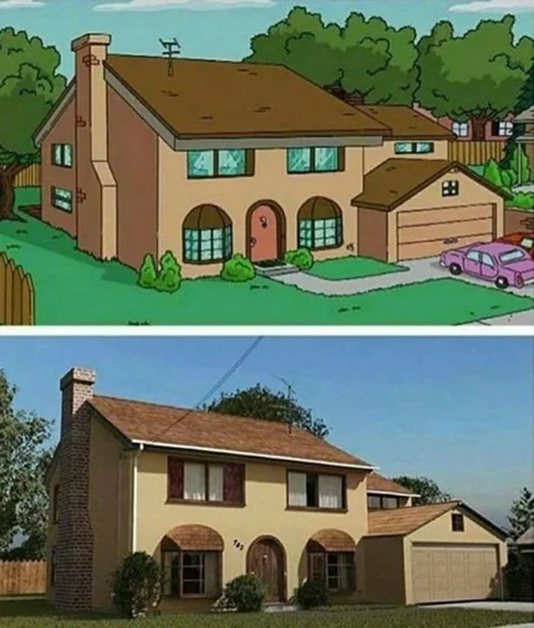 Ke si postavte dom poda Simpsonovcov