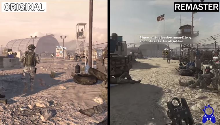 COD Modern Warfare 2 remaster vs pvodn hra