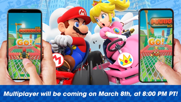 Mario Kart Tour konene dostane multiplayer