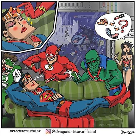 Superhrdinovia v bežnom živote  