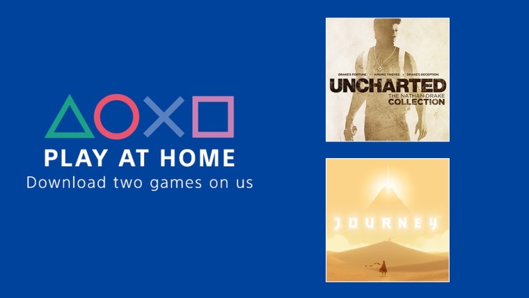 Sony spustilo Play At Home akciu, rozdva Uncharted kolekciu a Journey
