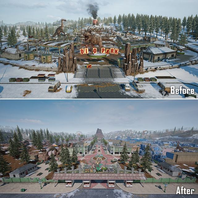 PUBG ukazuje zmeny na Vikendi mape 