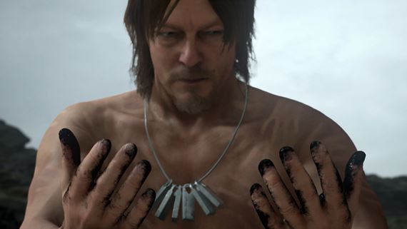 Hr Death Stranding si postavil vek most, aby mohol do snehu vyra svoje meno