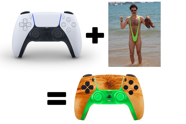 Internet pon�kol rozmanit� n�vrhy farieb PS5 gamepadu 