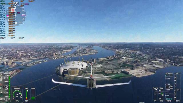 Flight Simulator sa uk�zal na leaknut�ch ingame z�beroch, nazna�uje v�kon 