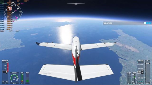 Flight Simulator sa uk�zal na leaknut�ch ingame z�beroch, nazna�uje v�kon 