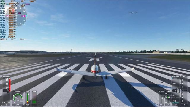 Flight Simulator sa uk�zal na leaknut�ch ingame z�beroch, nazna�uje v�kon 