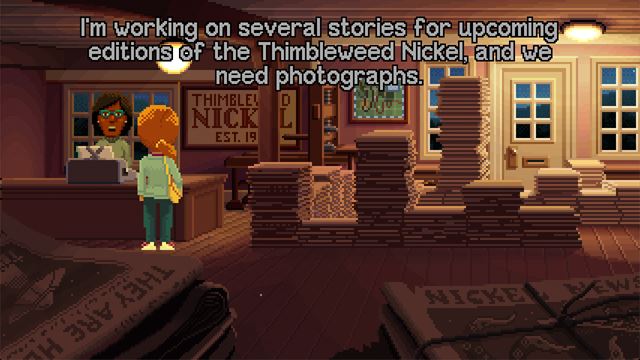 Thimbleweed Park pokra�uje men��m titulom Delores 