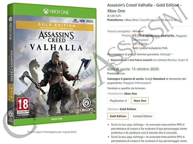 Pr�de Assassin's Creed Valhalla 15. okt�bra? 