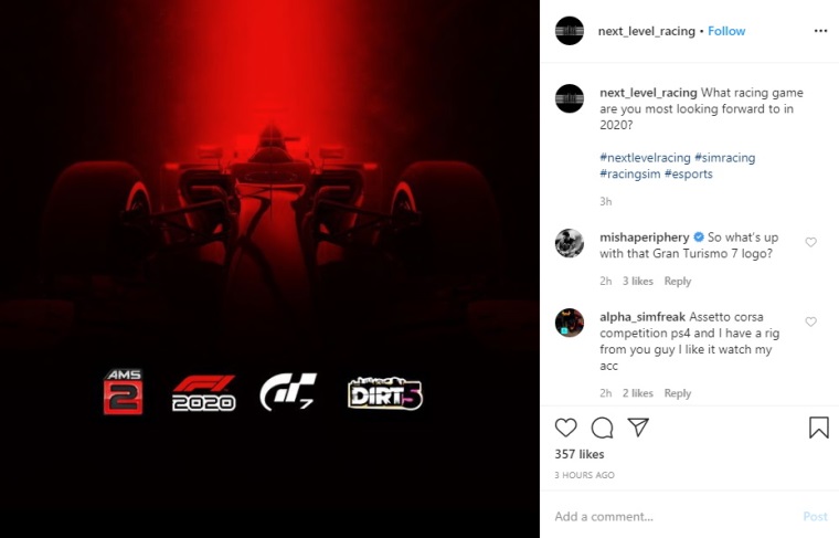 Naznaila firma vyrbajca kokpity prchod Gran Turismo 7 tento rok?