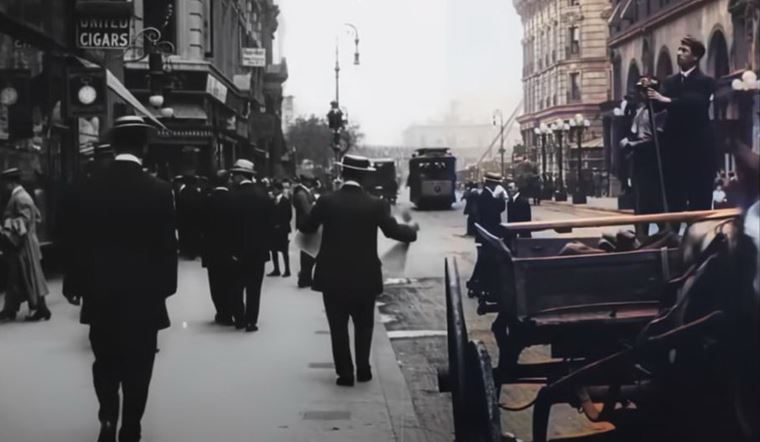 ڞasn filmov vlet do New Yorku v roku 1911