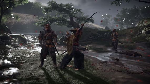 Ghost of Tsushima bude mať samostatné tlačidlo na očistenie meča od krvi