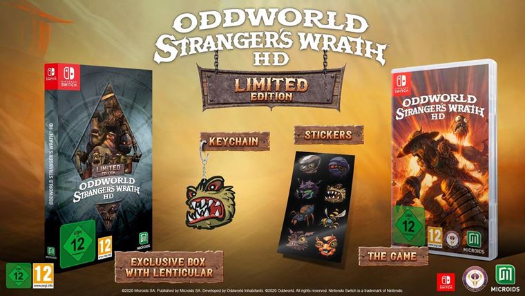 Oddworld: Strangers Wrath HD dostva limitovan fyzick edciu