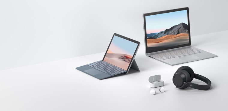 Microsoft dnes predstavil Surface Go 2, Surface Book 3, headsety a aj periférie