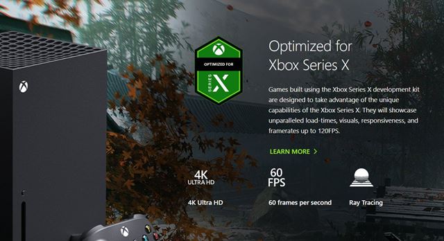 Microsoft pridal na Xbox str�nku nov� ikonky, ozna�uje hry s raytracingom a aj s podporou 120 fps 