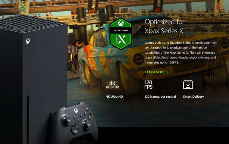 Microsoft pridal na Xbox strnku nov ikonky, oznauje hry s raytracingom a aj s podporou 120 fps