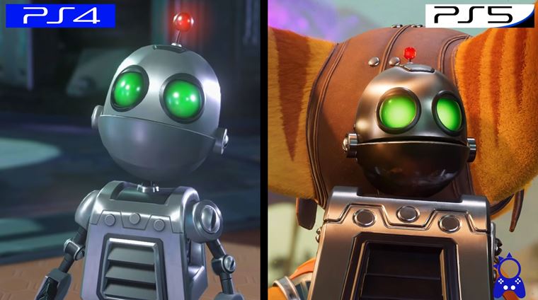Porovnanie Ratcheta na PS4 a PS5